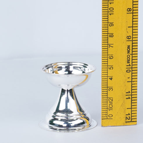 Pure Silver Plain Diya Pair 44g